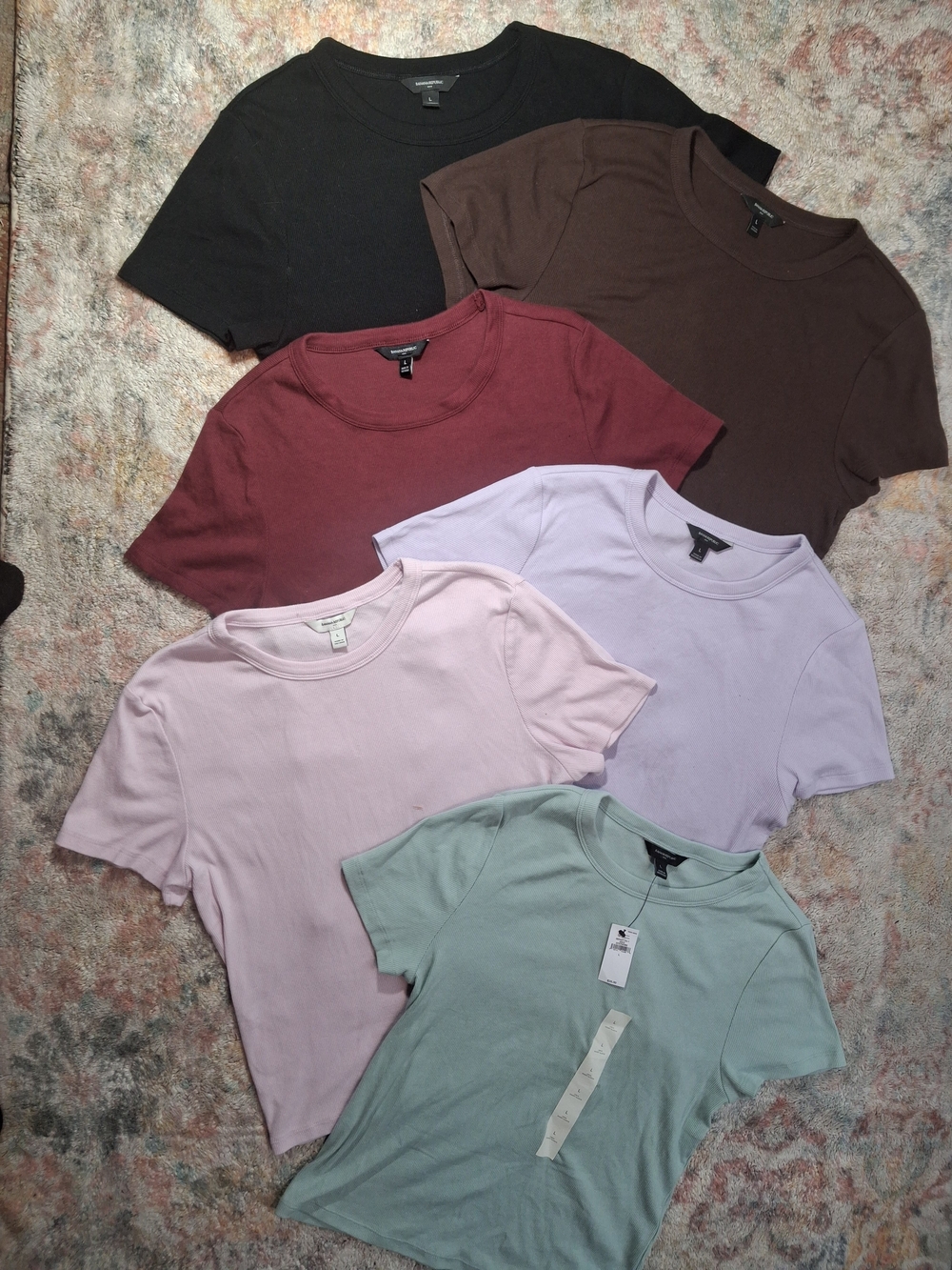 Banana Republic Essential All Day Comfort T Shirt Bundle Lot Size Womens LARGE